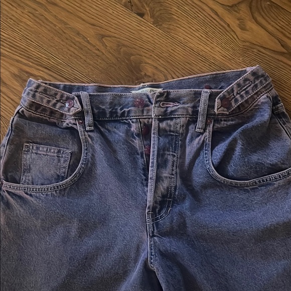 We the free light purple denim jeans - Picture 5 of 6